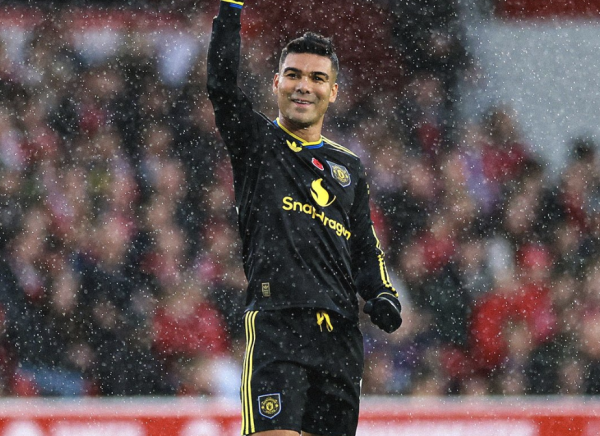 客新策略 卡塞米罗战森林全场数据：4次射门1粒进球，传球成功率82.3%